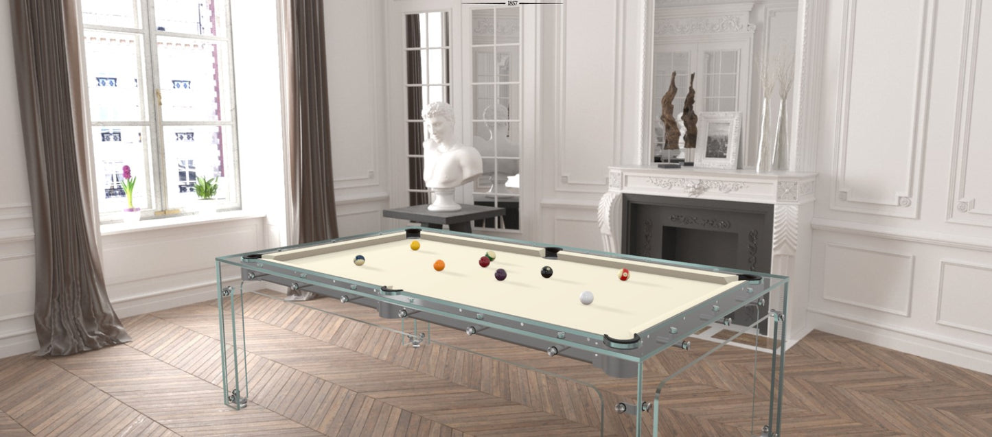 Carat Light Glass Pool Table