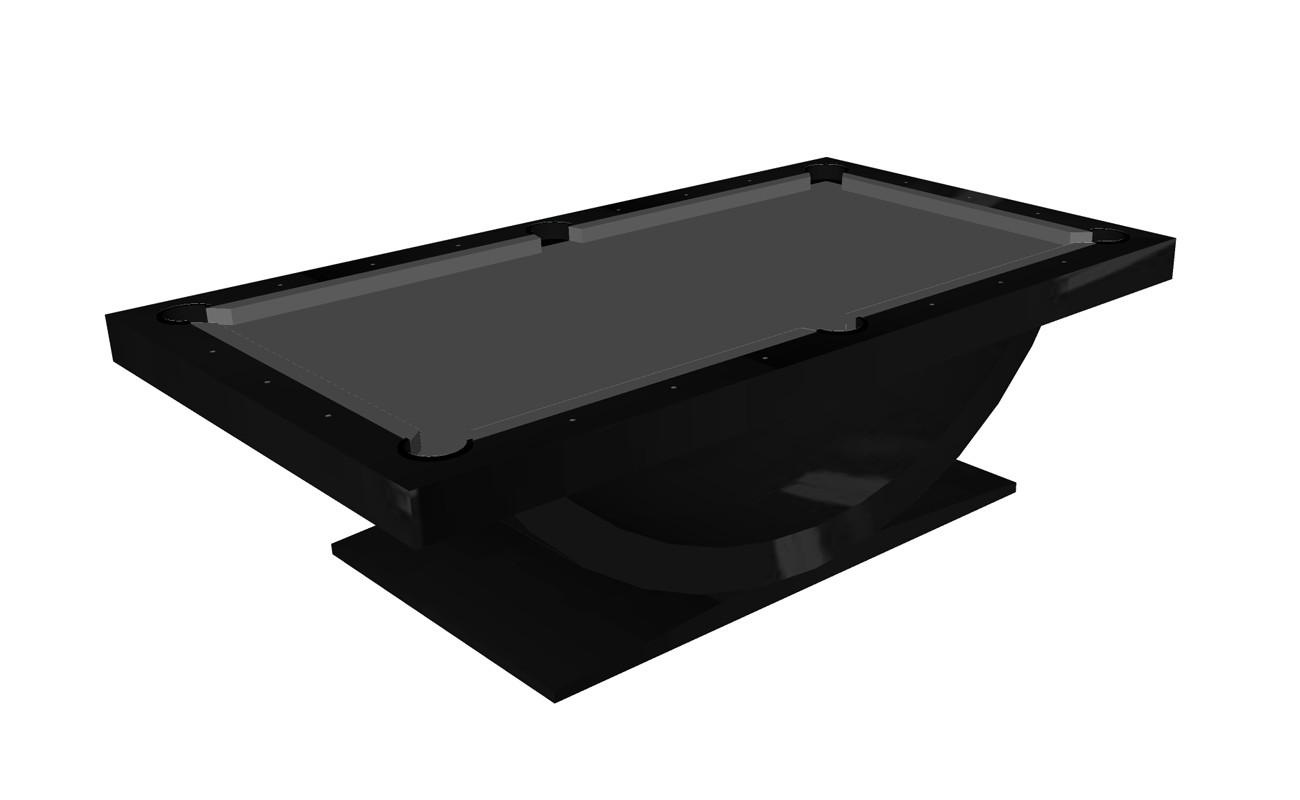Halo Modern Pool Table Square Corners