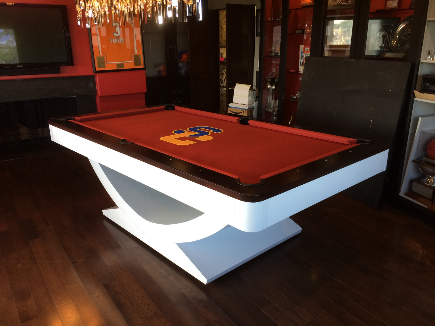 Halo Modern Pool Table Round Corners