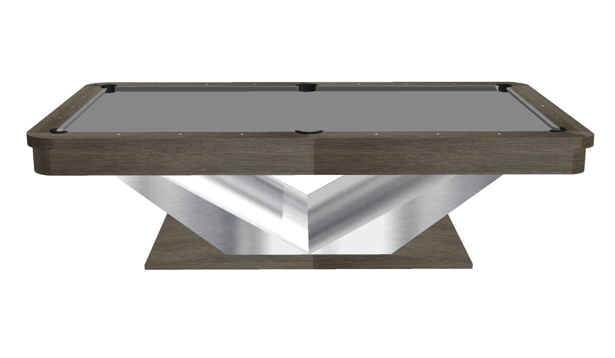 President Modern Pool Table Round Rails