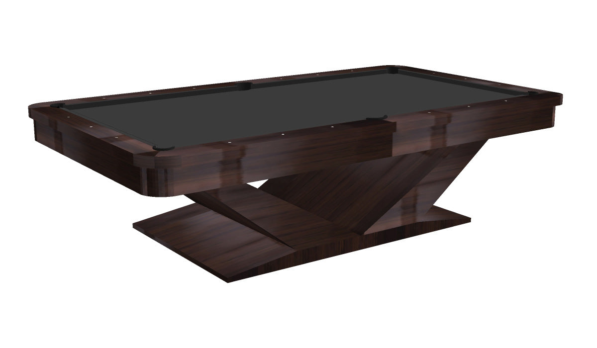 President Modern Pool Table Round Rails