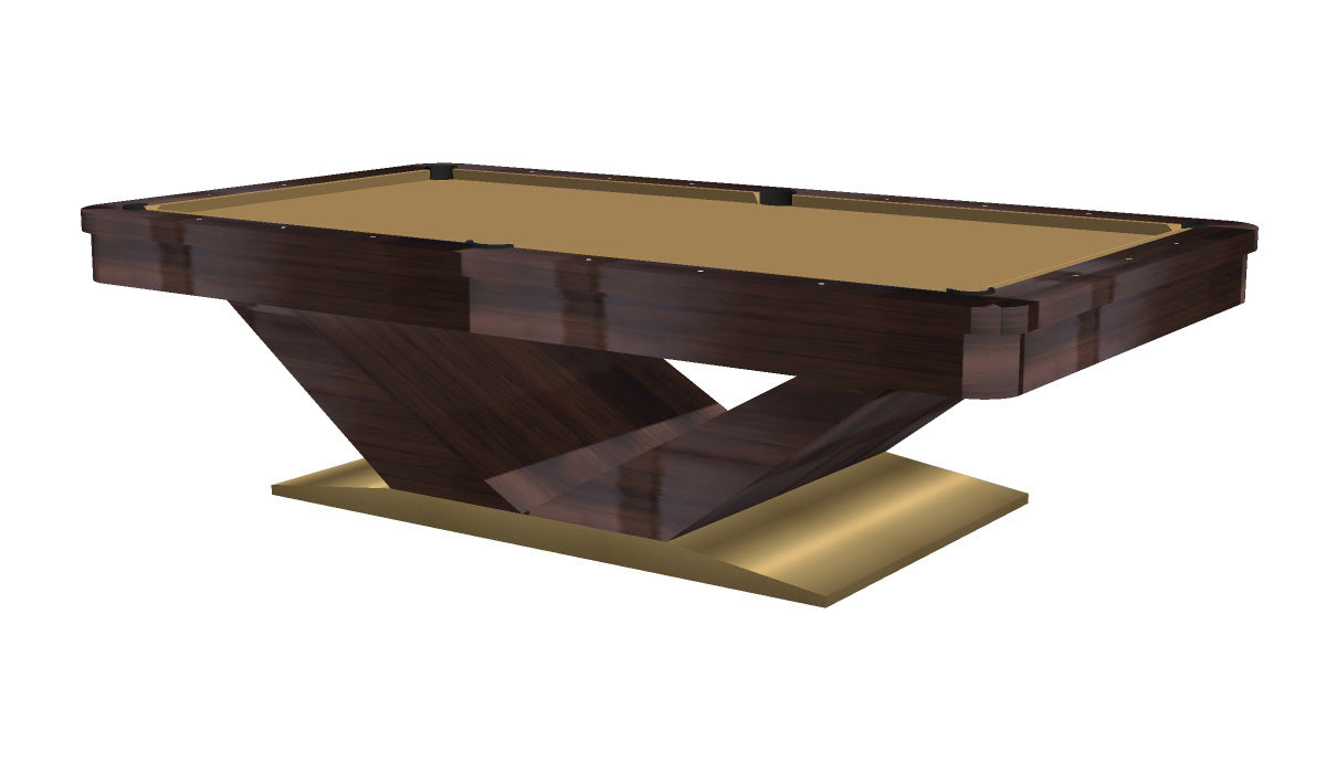 President Modern Pool Table Round Rails