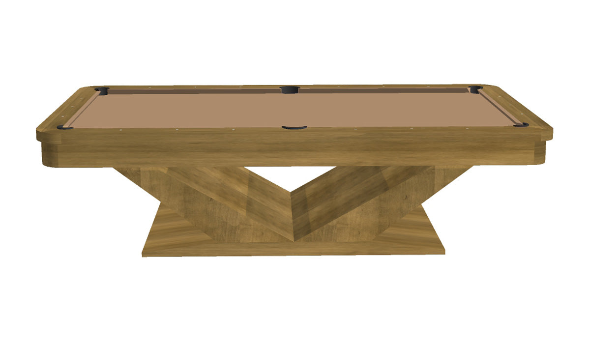 President Modern Pool Table Round Rails