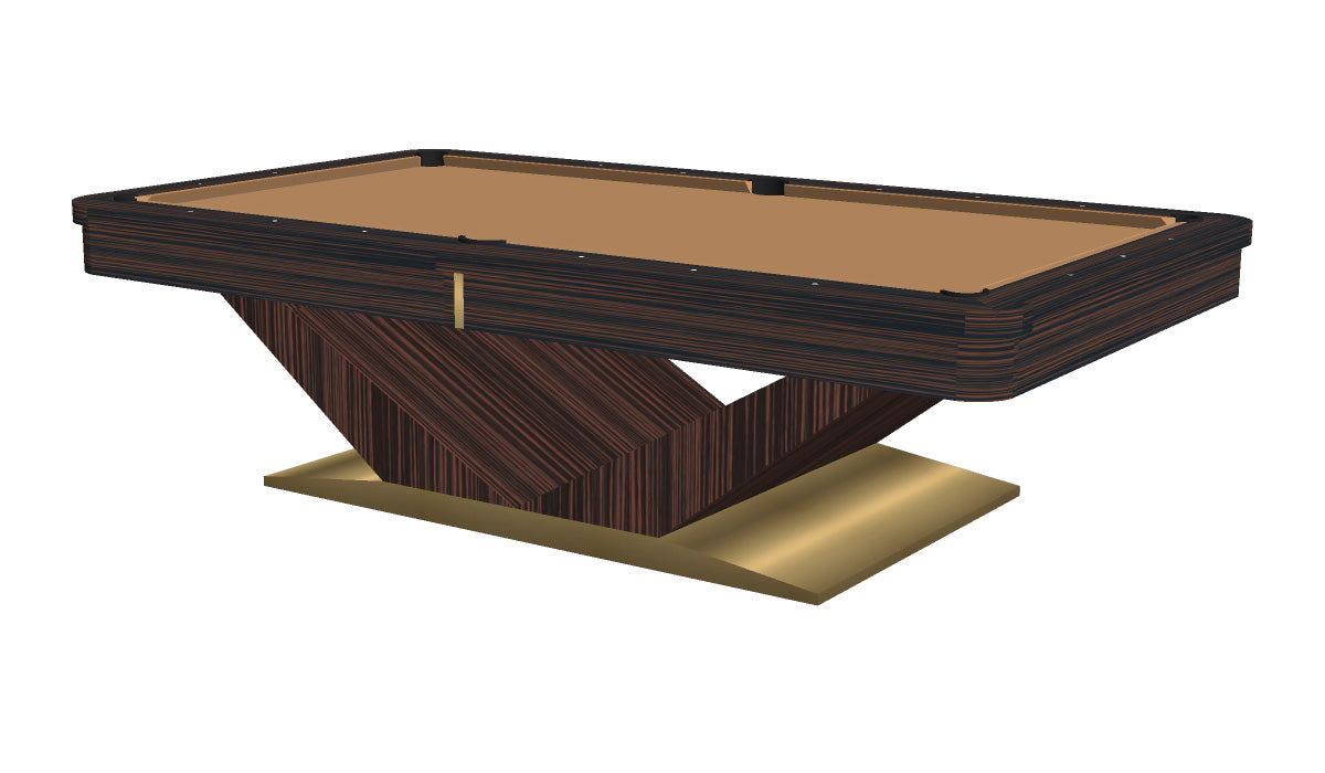 President Modern Pool Table Round Rails
