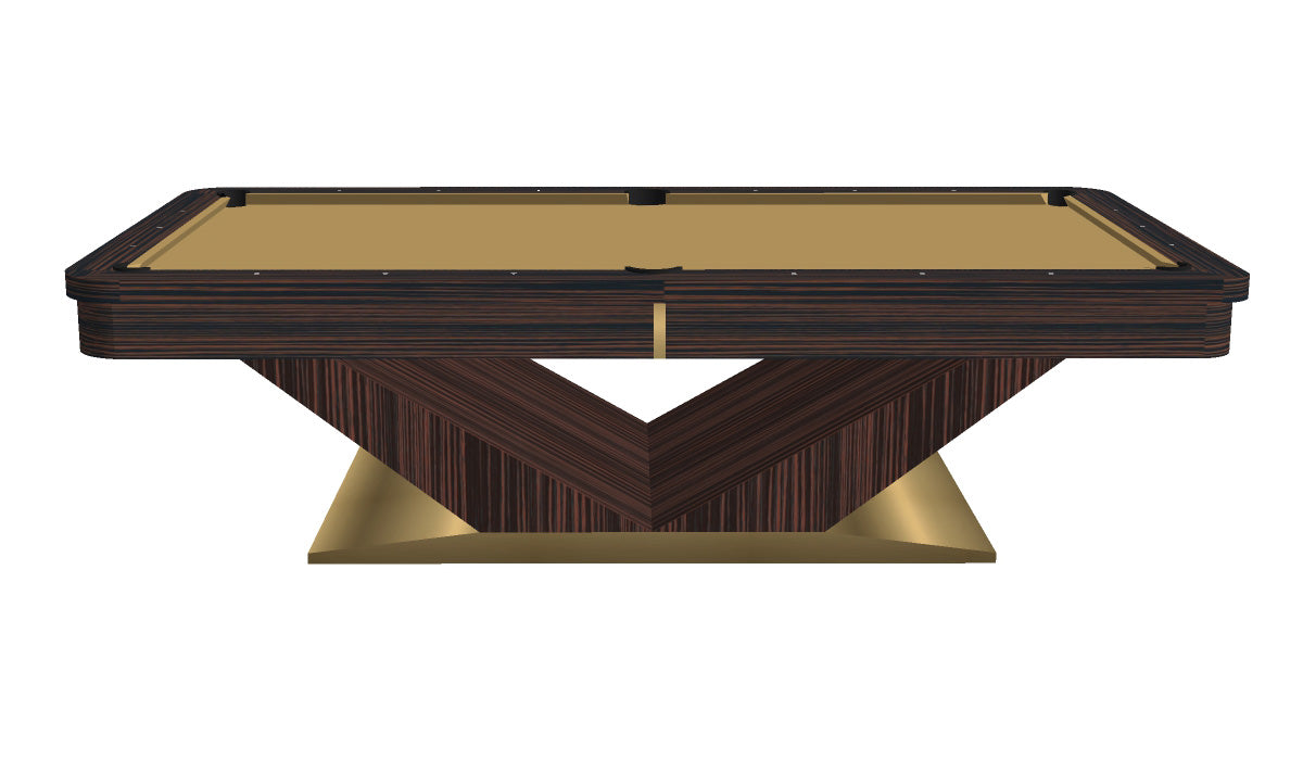 President Modern Pool Table Round Rails