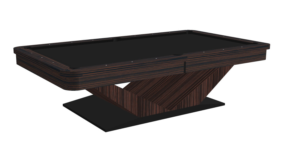 President Modern Pool Table Round Rails