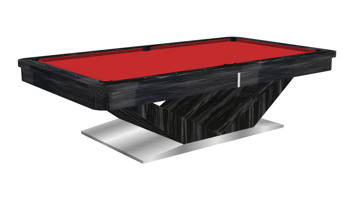 President Modern Pool Table Round Rails