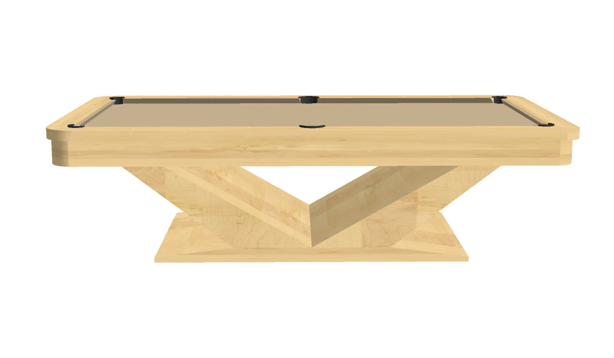 President Modern Pool Table Round Rails
