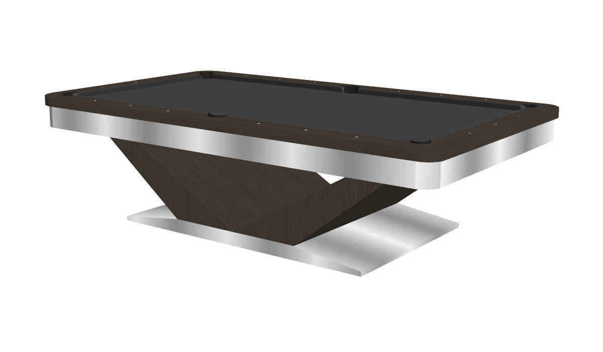 President Modern Pool Table Round Rails