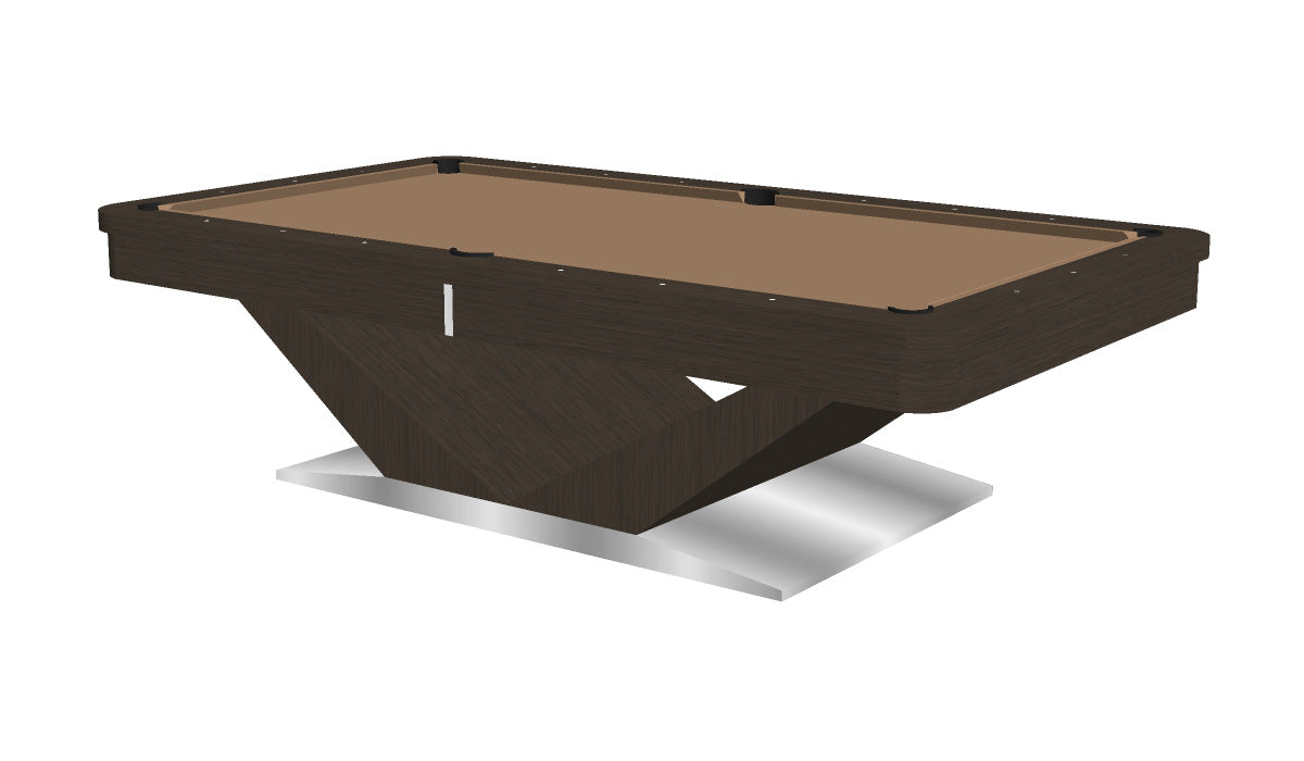 President Modern Pool Table Round Rails