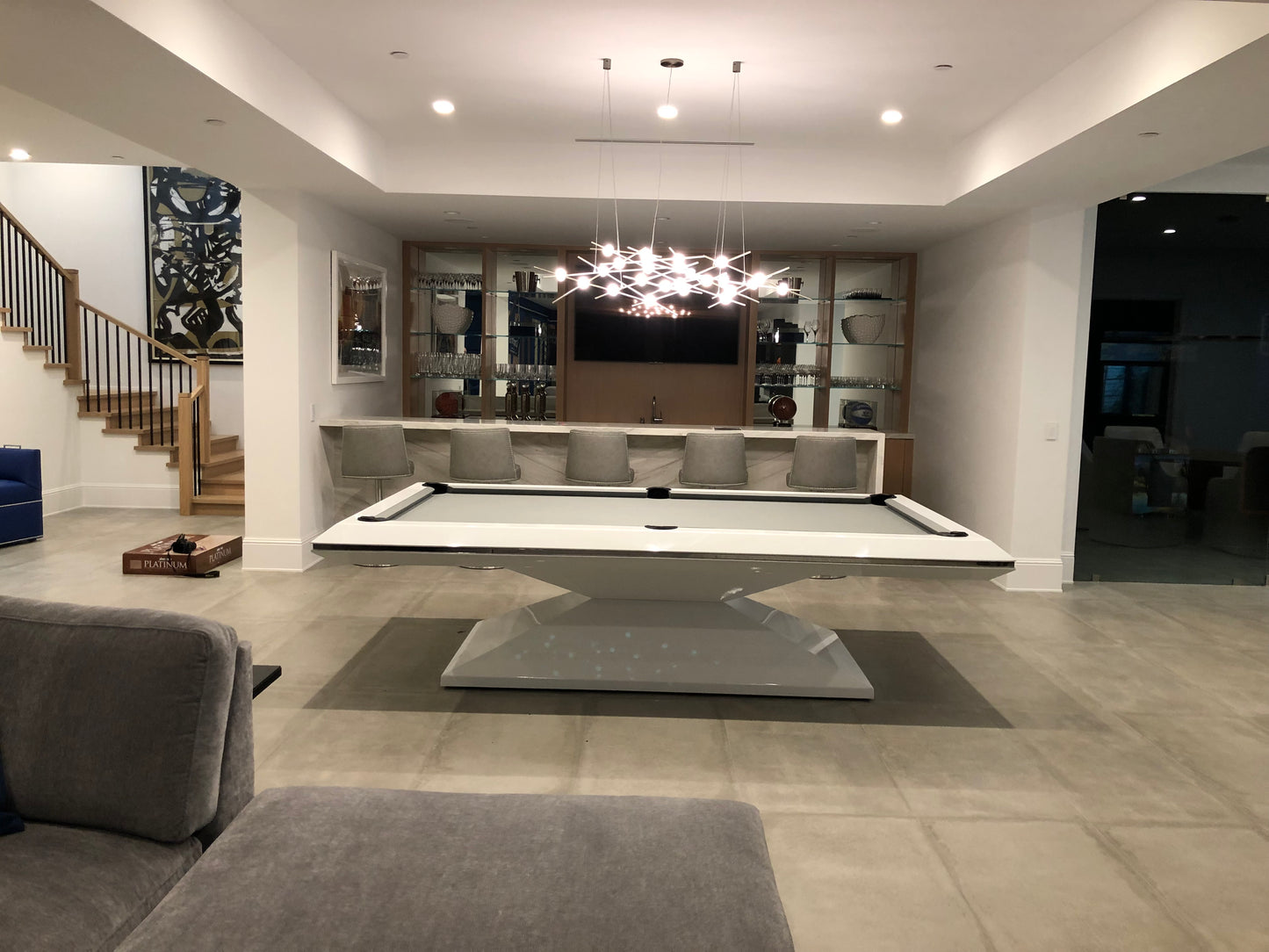 Pyramid Modern Pool Table