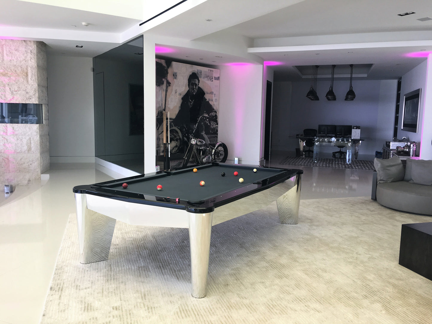 Aviator Modern Pool Table