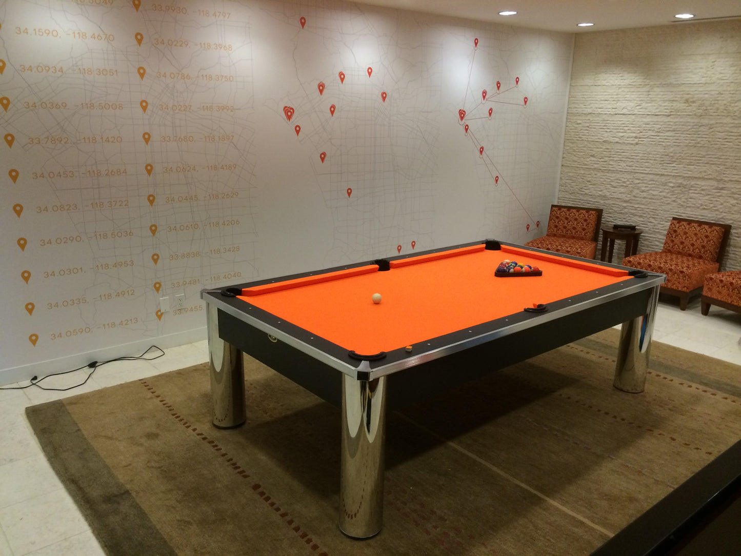 Cosmopolitan Modern Pool Table