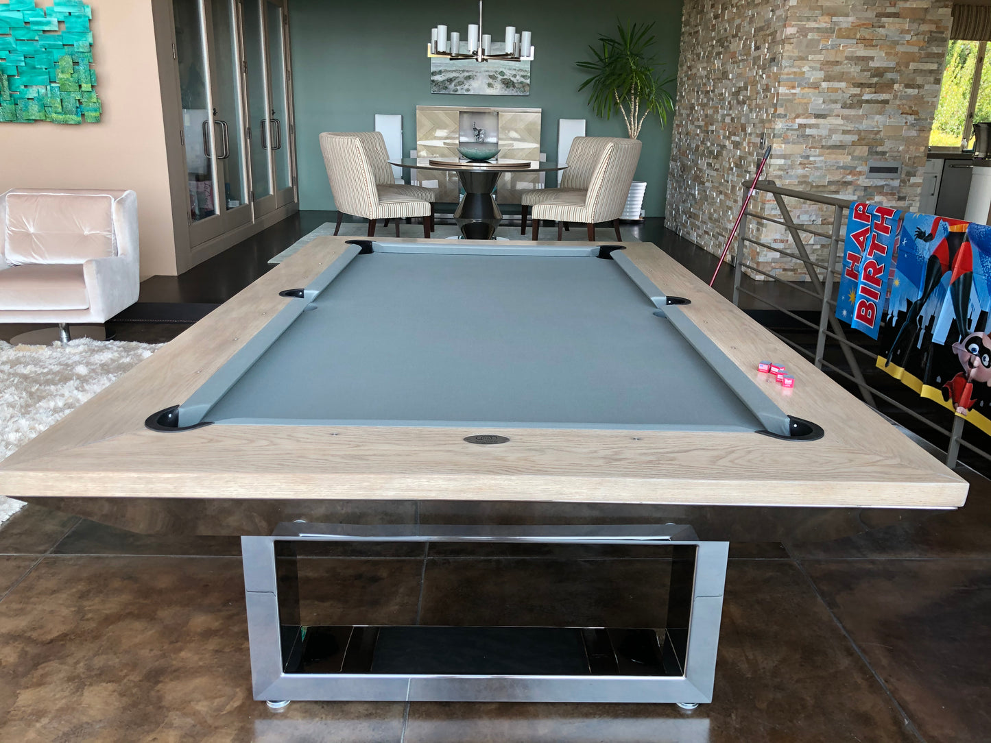 Evolution Modern Pool Table