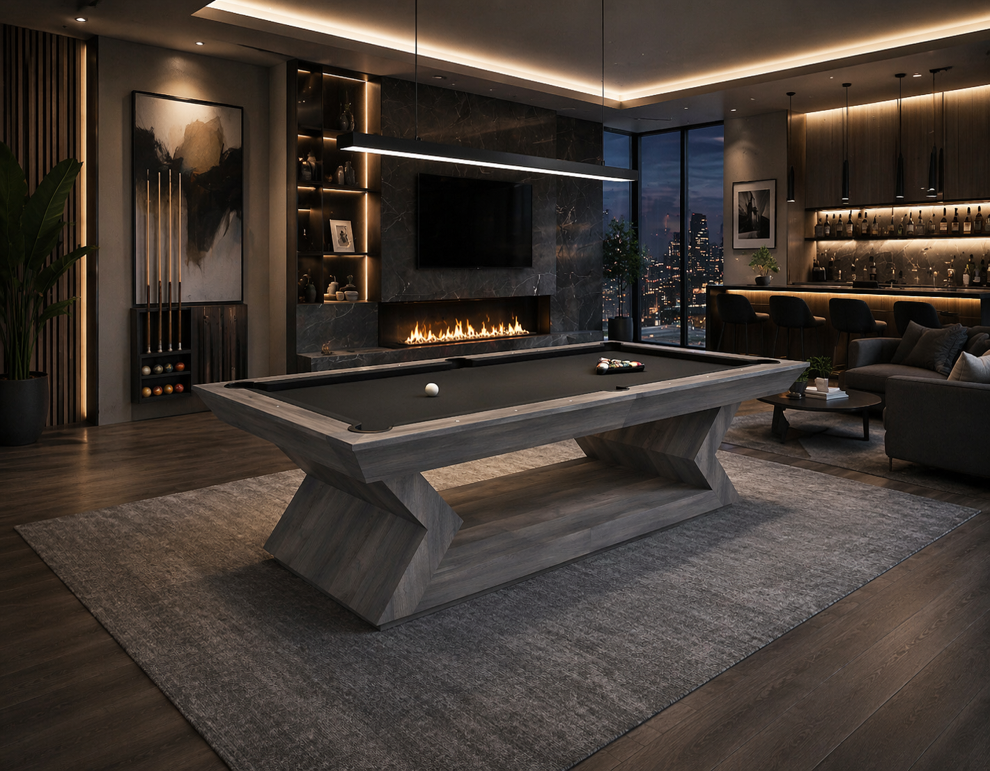 Fantasy Modern Pool Table