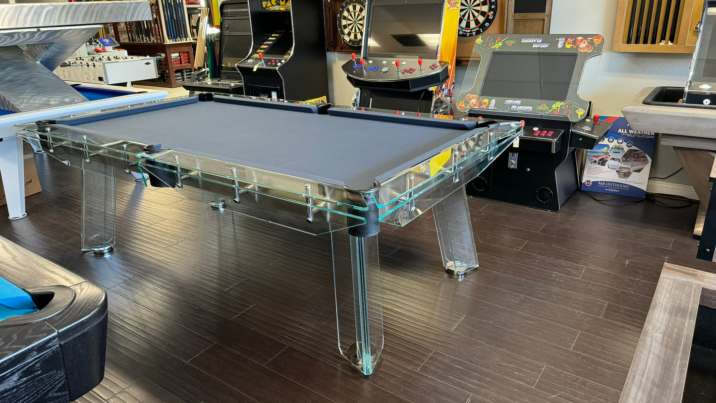 Haven Glass Modern Pool Table