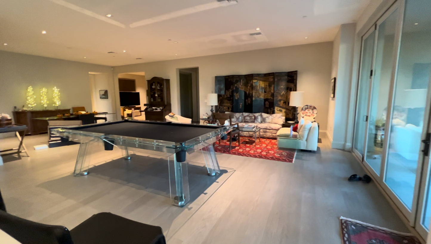 Haven Glass Modern Pool Table