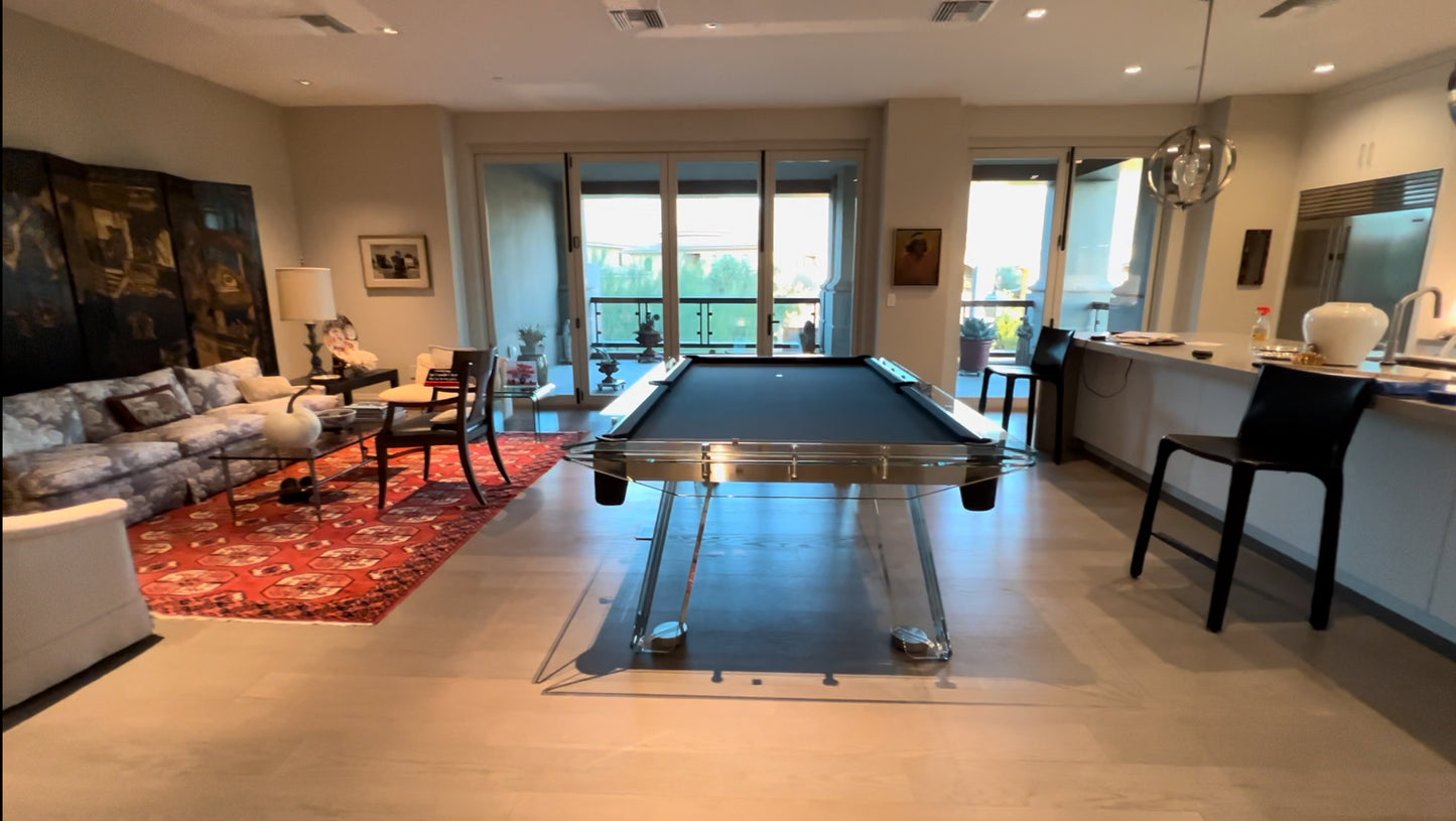 Haven Glass Modern Pool Table