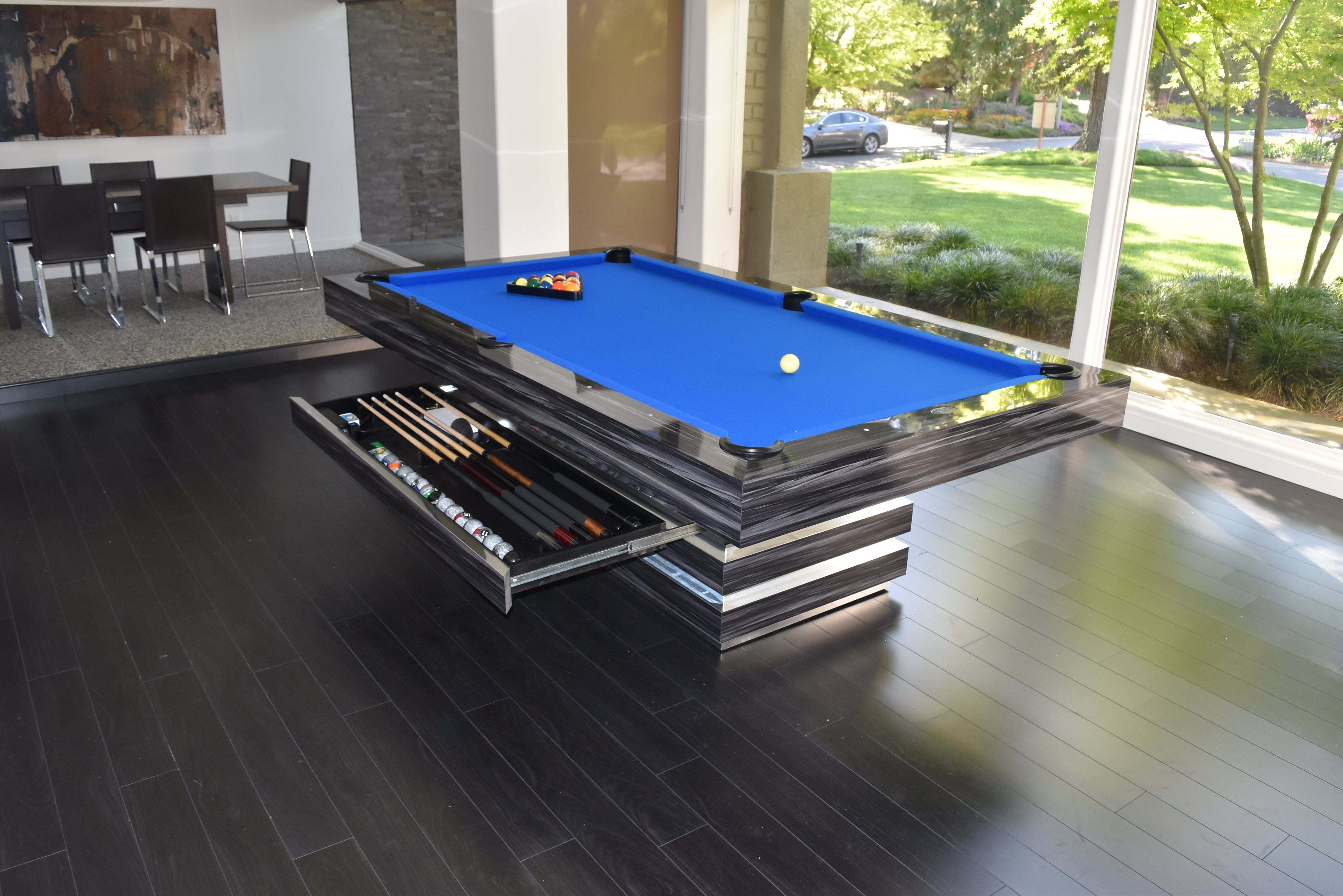 Hermosa Modern Pool Table - USA Custom Modern Pool Tables