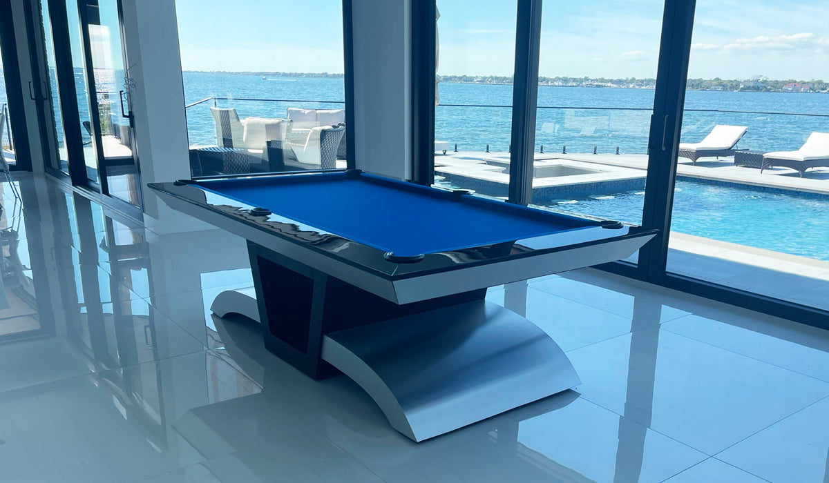 Infinity Modern Pool Table - Handcrafted Modern Pool Tables USA Made