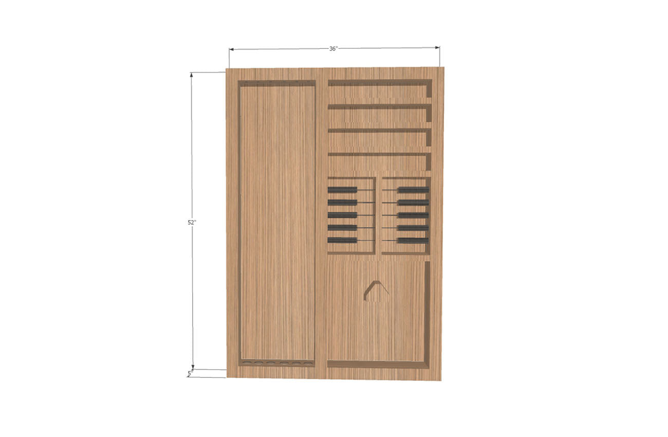 Lounge Wall Cue Rack