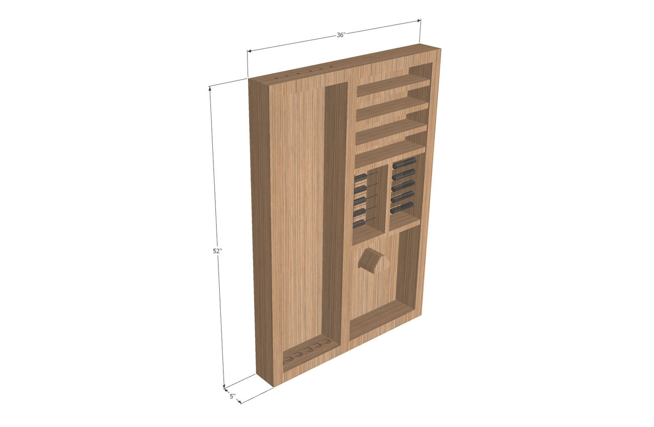 Lounge Wall Cue Rack