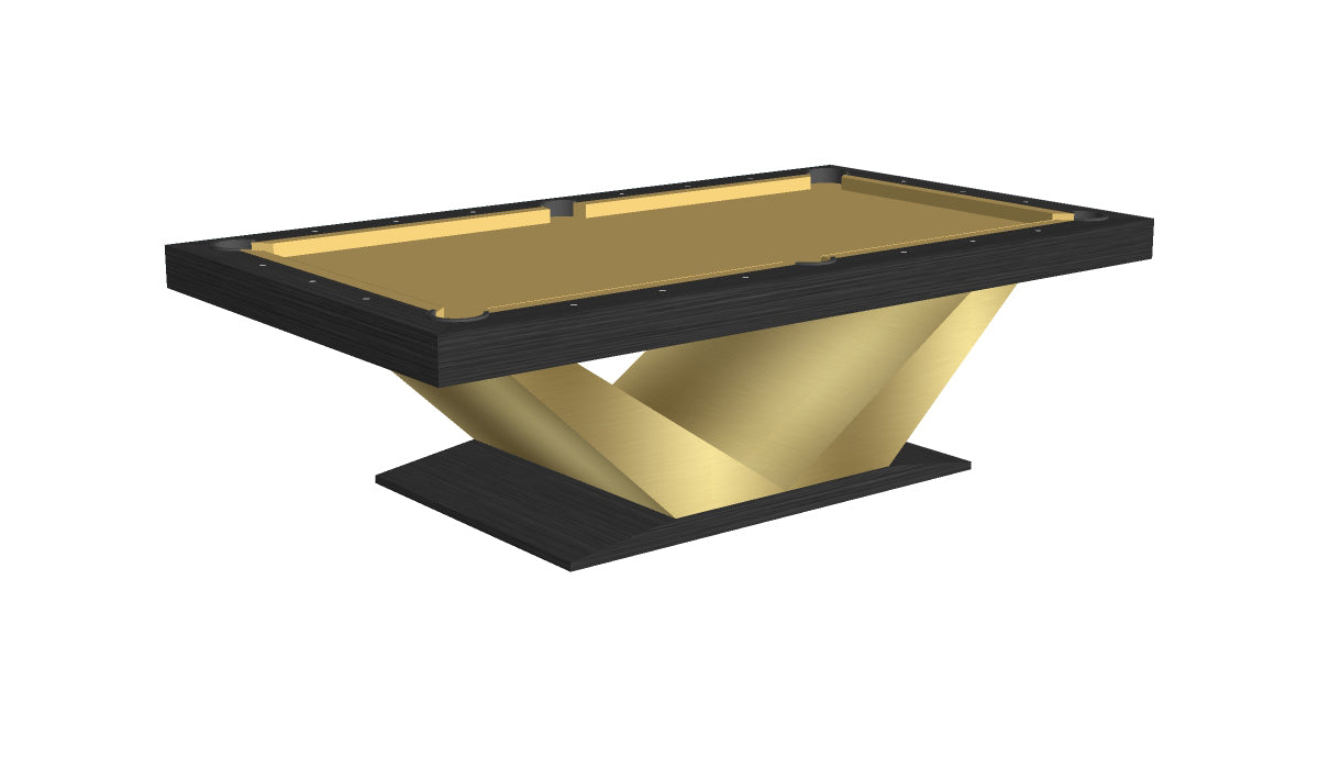 President Modern Pool Table Square Rails