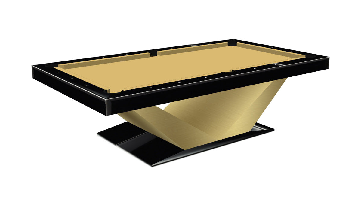 President Modern Pool Table Square Rails