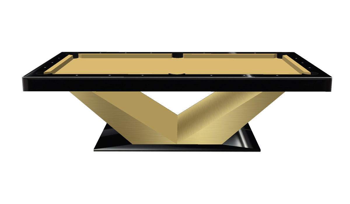 President Modern Pool Table Square Rails