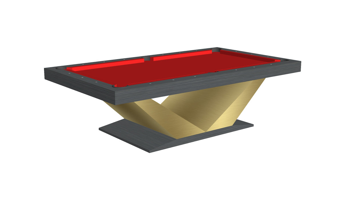 President Modern Pool Table Square Rails