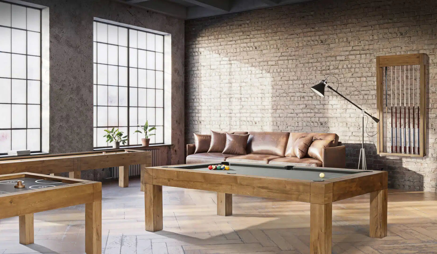 Parsons Pool Table Dry Oak