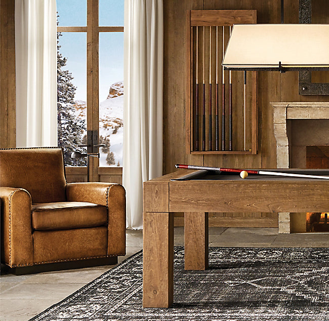 Parsons Pool Table Dry Oak