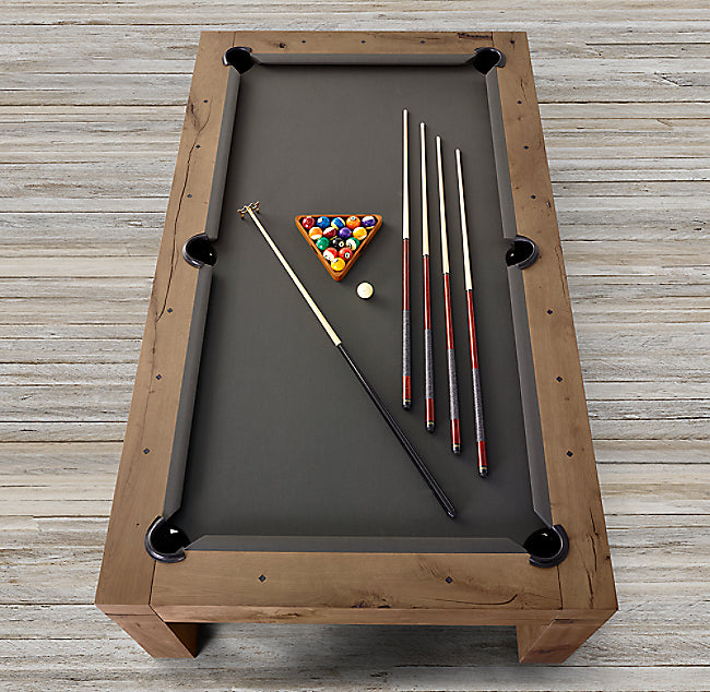 Parsons Pool Table Dry Oak