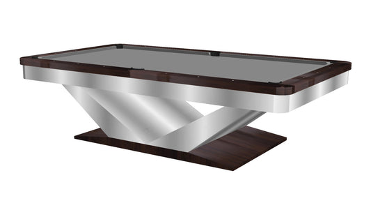 President Modern Pool Table Round Rails