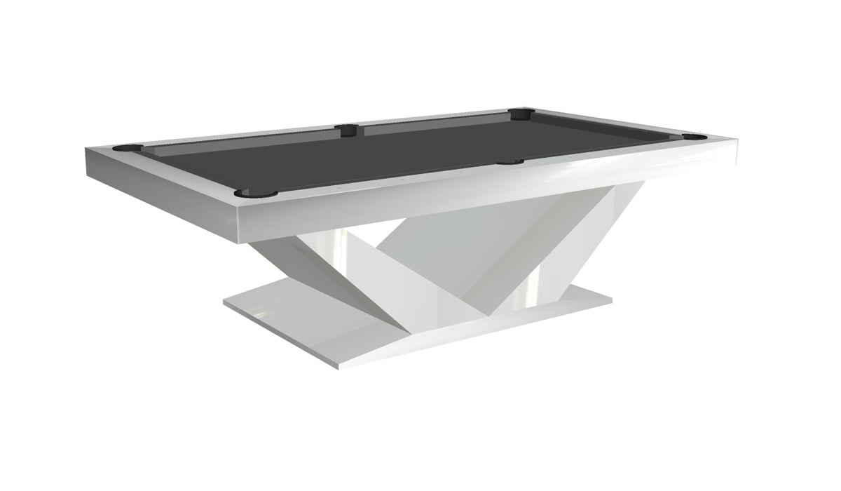 President Modern Pool Table Square Rails