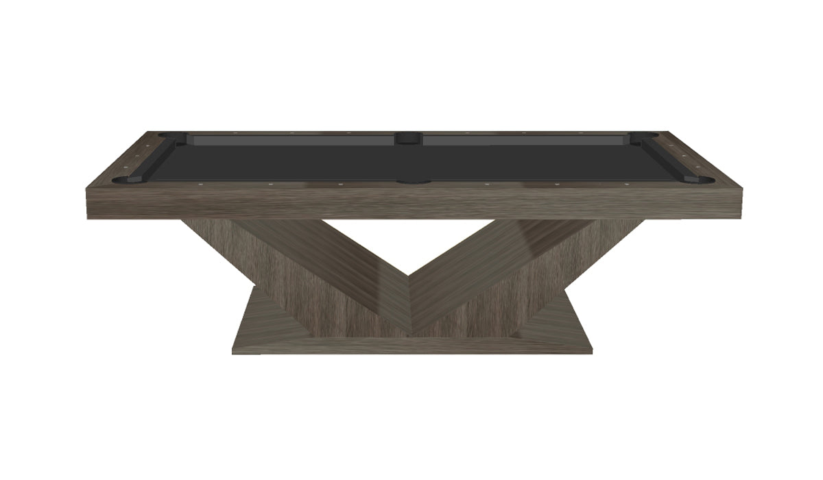 President Modern Pool Table Square Rails