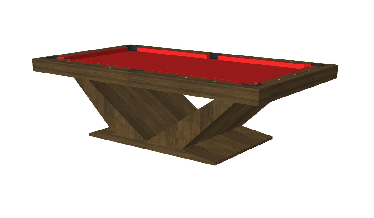 President Modern Pool Table Square Rails