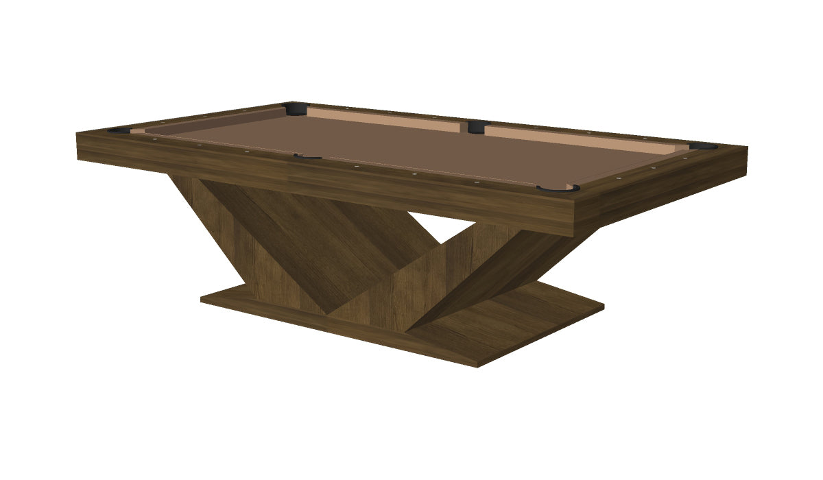 President Modern Pool Table Square Rails
