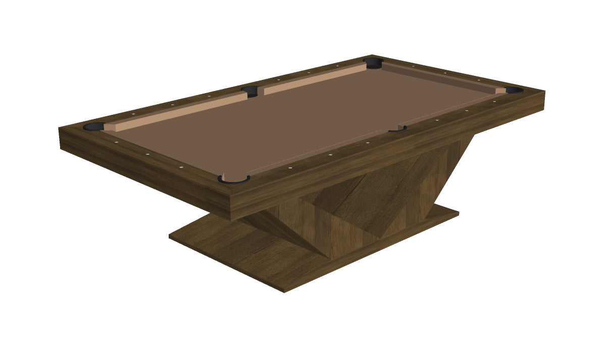President Modern Pool Table Square Rails