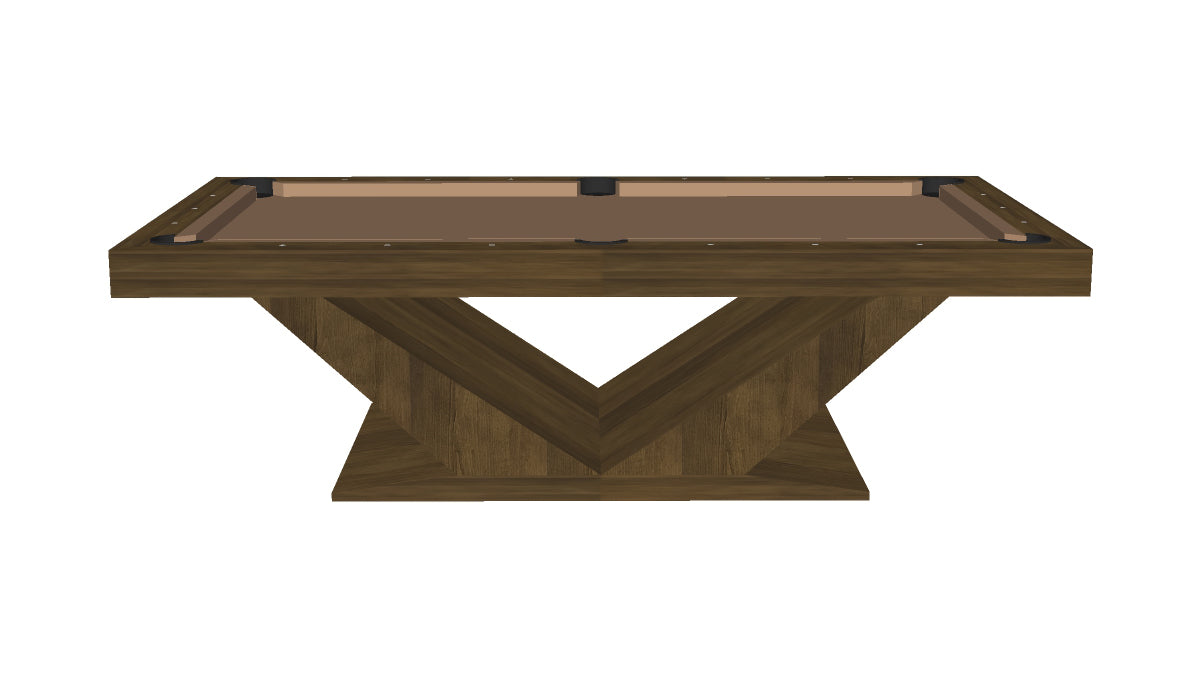 President Modern Pool Table Square Rails