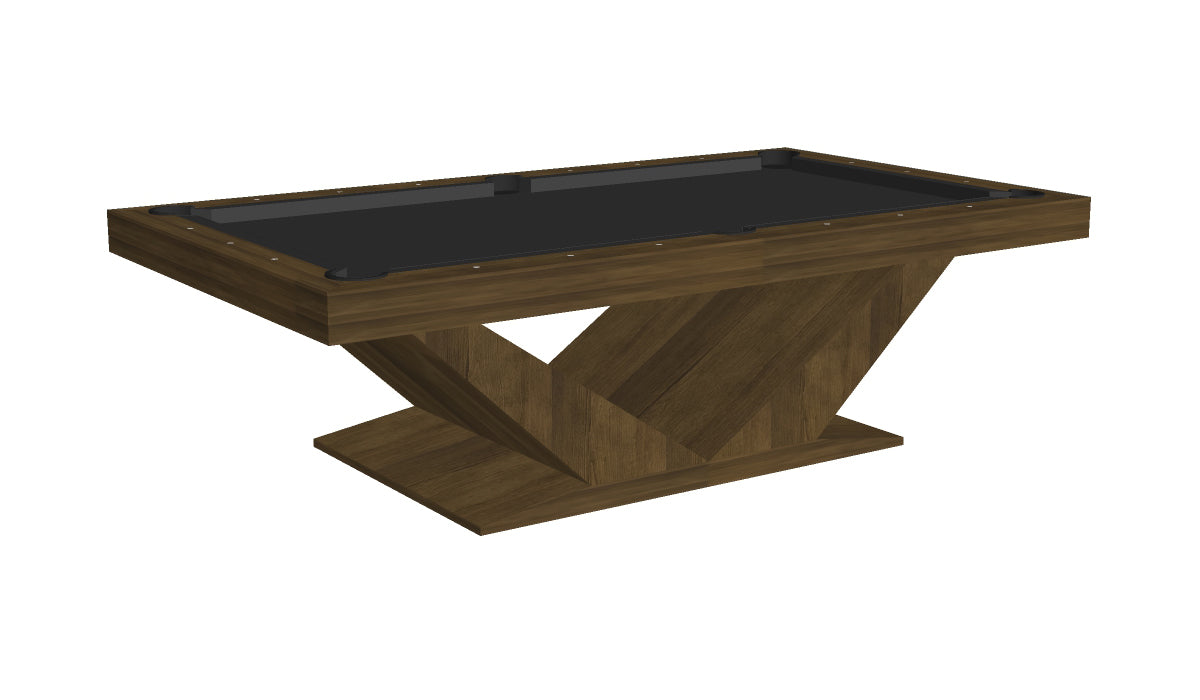 President Modern Pool Table Square Rails