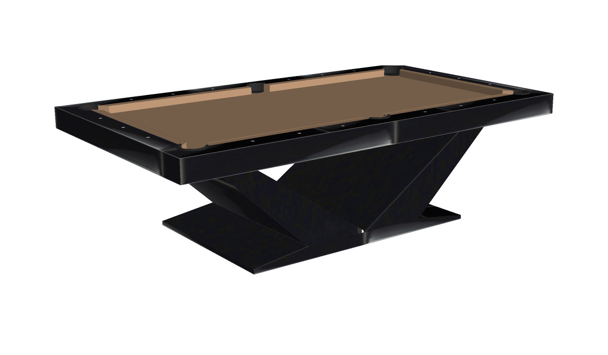 President Modern Pool Table Square Rails