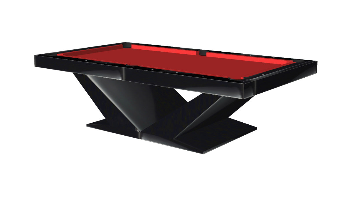 President Modern Pool Table Square Rails