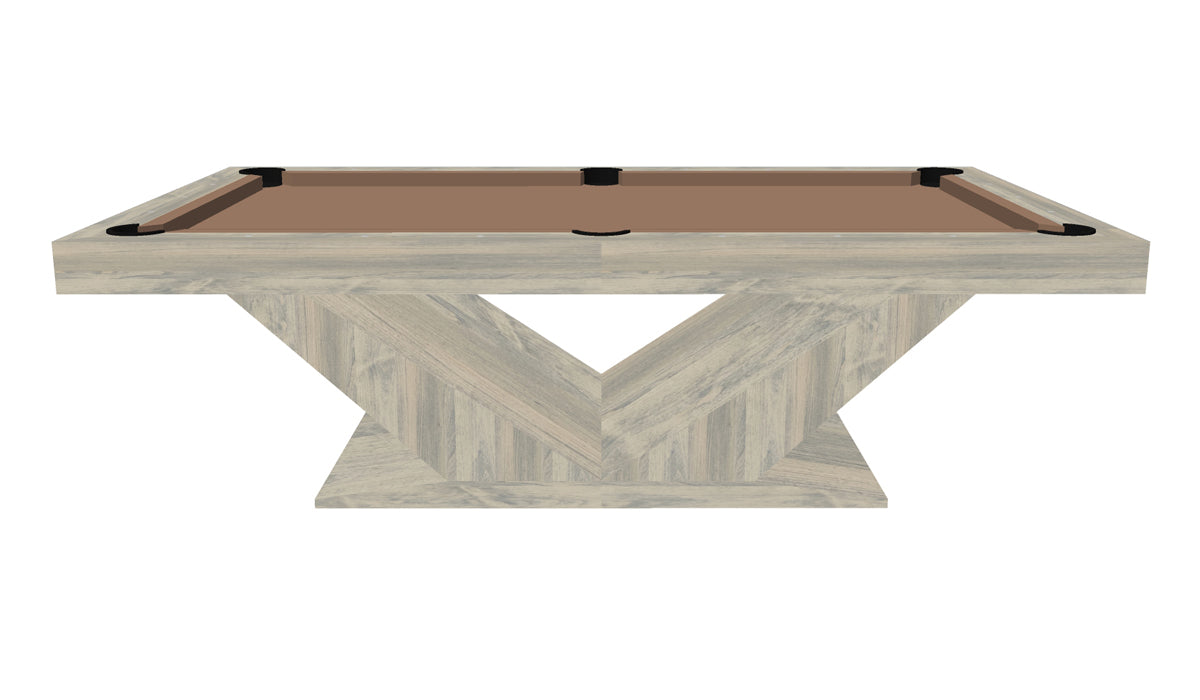 President Modern Pool Table Square Rails