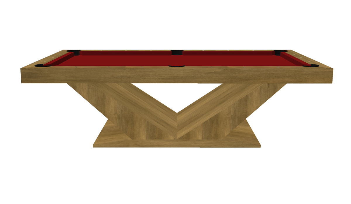 President Modern Pool Table Square Rails