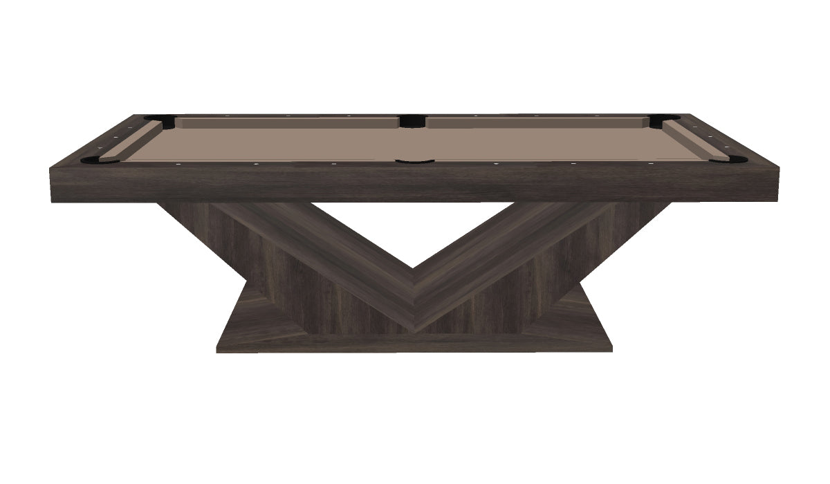 President Modern Pool Table Square Rails