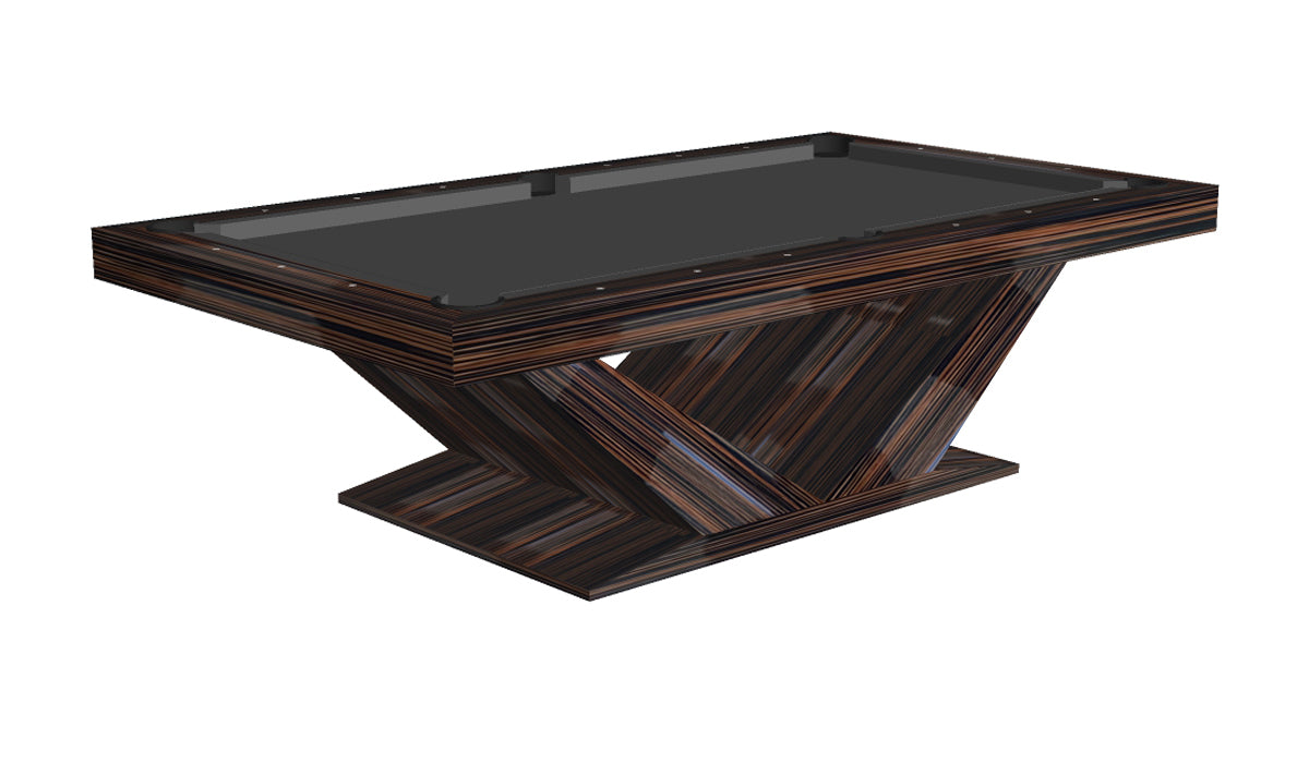 President Modern Pool Table Square Rails