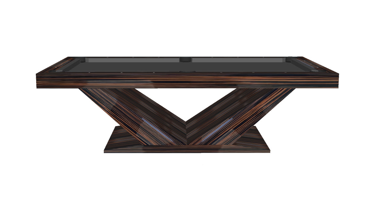 President Modern Pool Table Square Rails