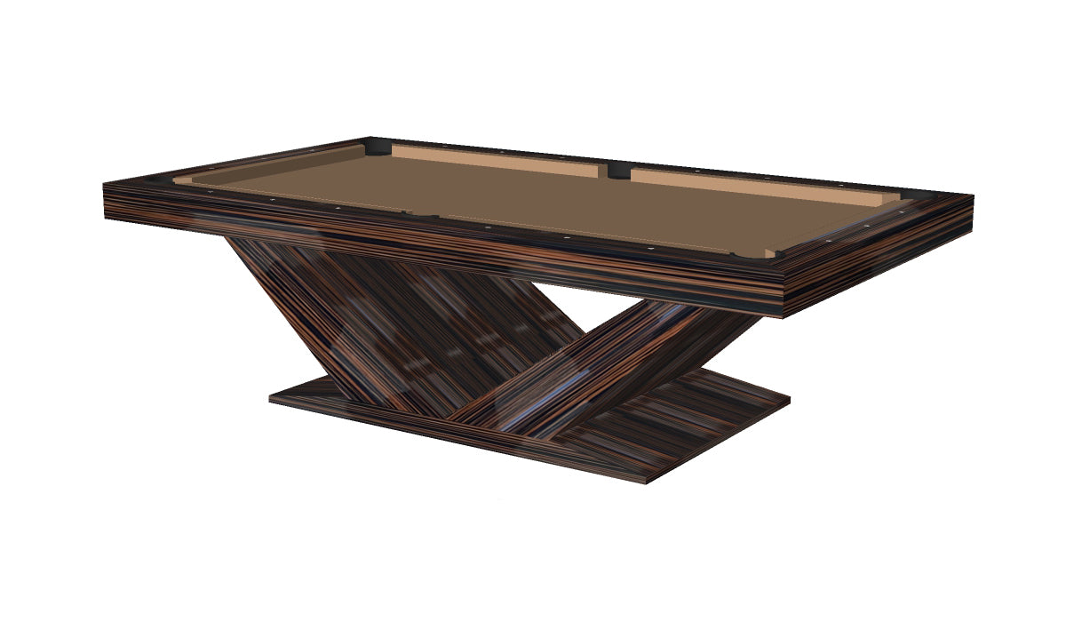 President Modern Pool Table Square Rails