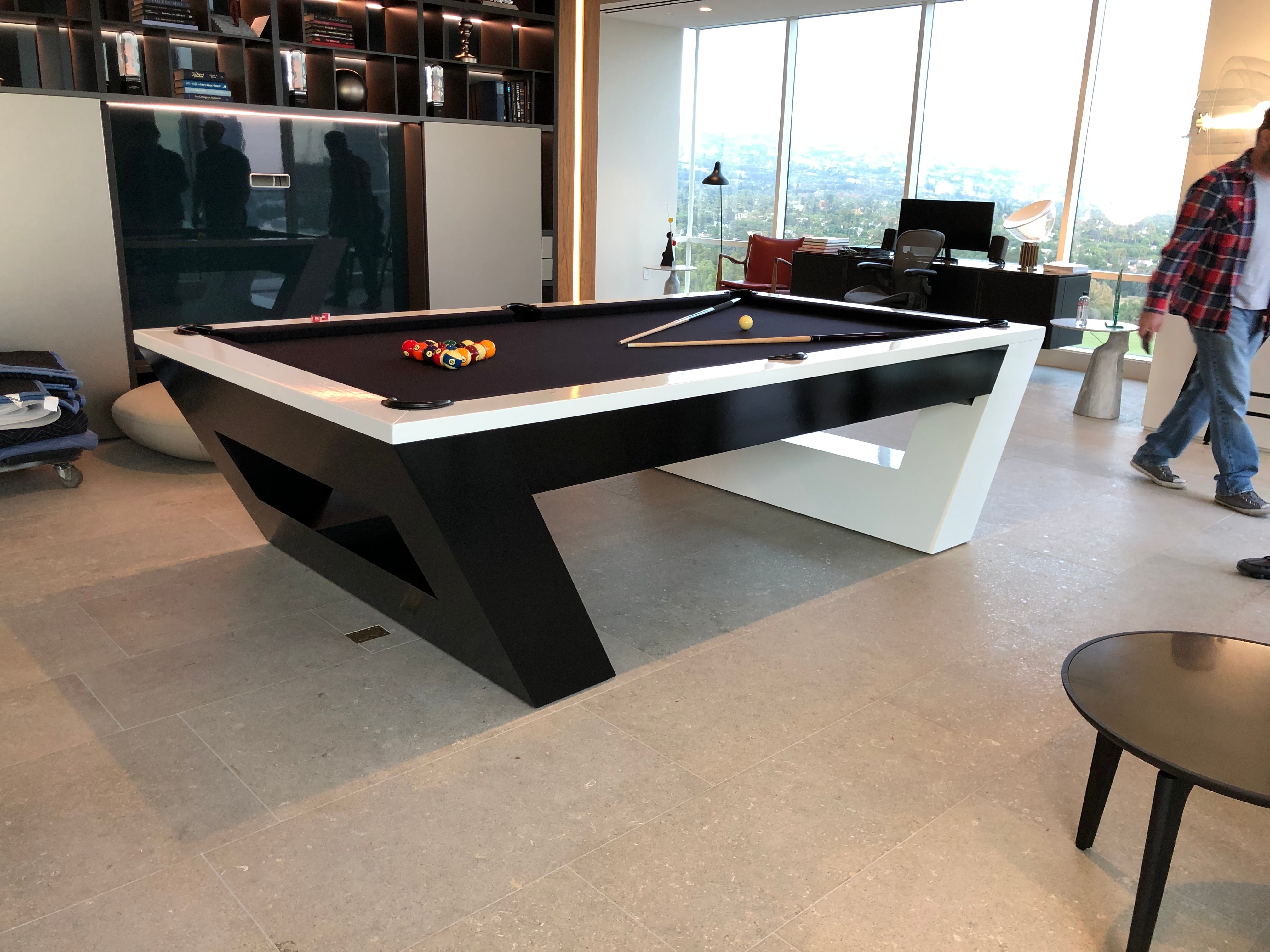 Rat Style Pool Table Raptor Modern Pool Table - Handcrafted Modern Pool Tables USA Made